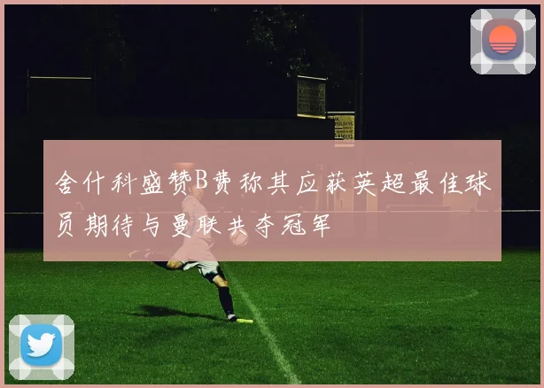 舍什科盛赞B费称其应获英超最佳球员期待与曼联共夺冠军
